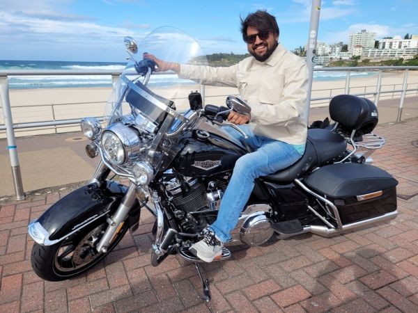 Bondi beach wild ride sydney australia harley