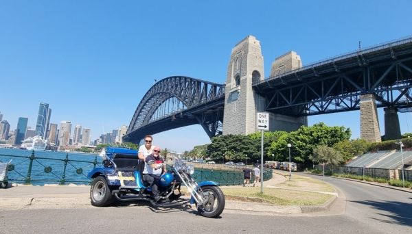 Wild ride australia harbour Bridge opera house sydney trike