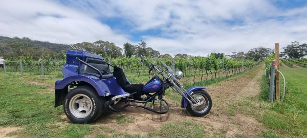 Southern highlands vineyard tour wine tasting motorcycle sydney nsw wild ride wollongong trike