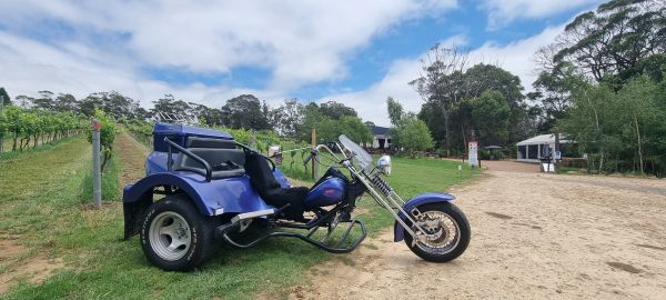 Southern highlands vineyard tour wine tasting motorcycle sydney nsw wild ride wollongong trike ride