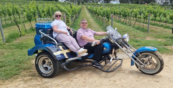 Southern highlands vineyard tour wine tasting motorcycle sydney nsw wild ride wollongong trike ride harley davidson fun